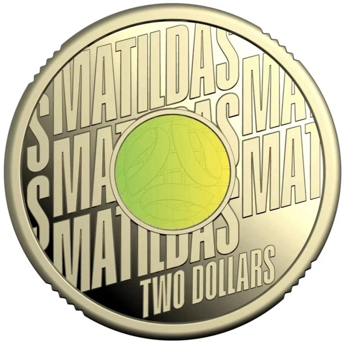 2026 $2 Matildas Coloured AlBr Proof Coin