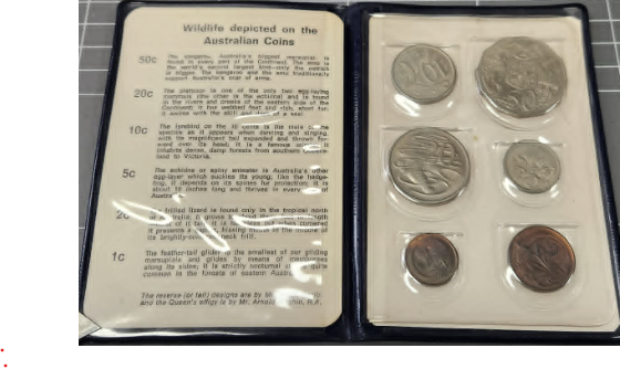 Australia 1969 UNC Mint Set In Blue Folder