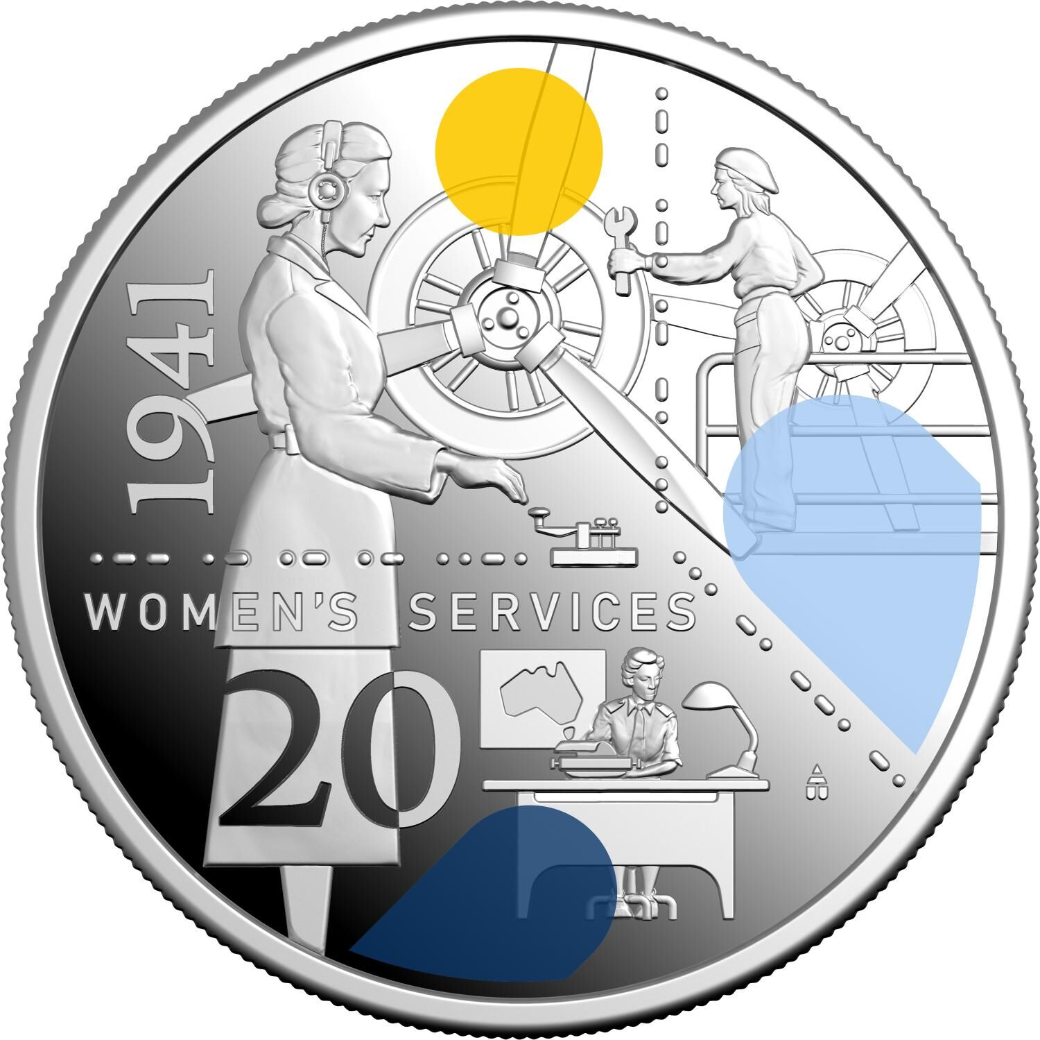 2026 20 cent SILVER Three Coin Set - 1941 Service & Strife - Australia in the Se