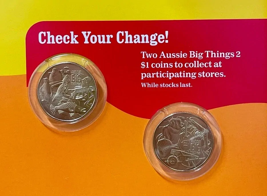 2025 Aussie Big Things 2 2 * $1 Till Coins