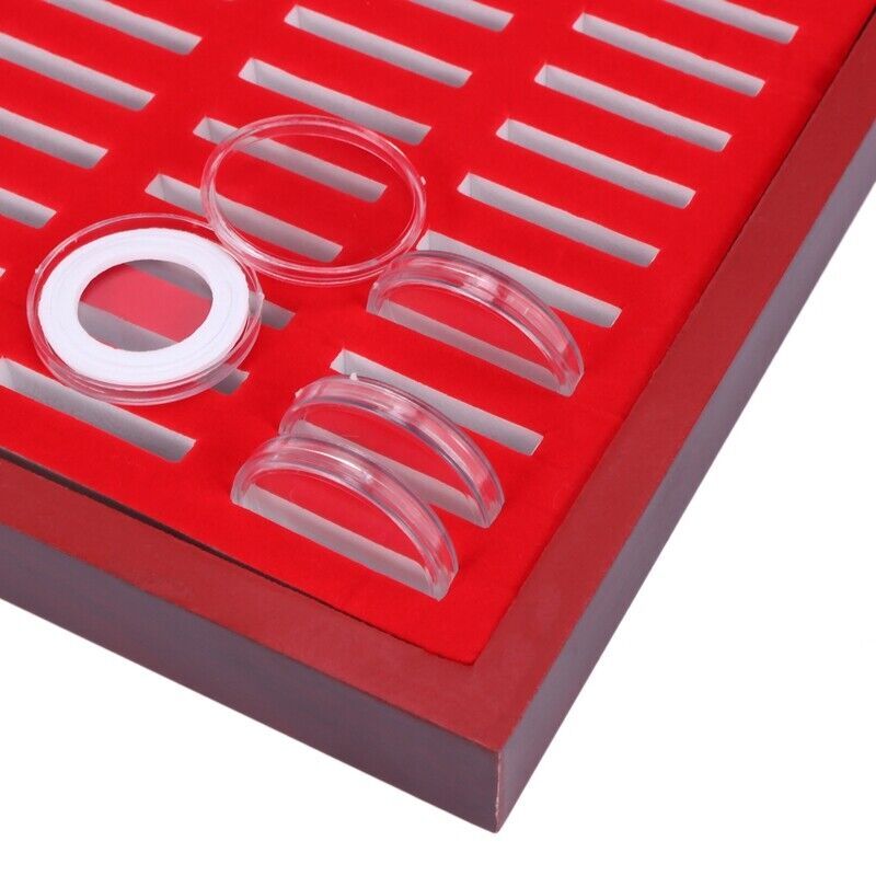 Wooden Commemorative Coins Box 100 slots