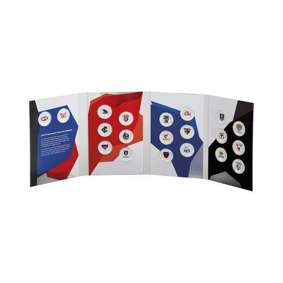 AFL 2024 Folder & Coin Tube Set $1 collectable coins set