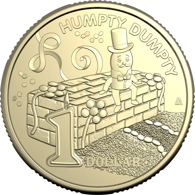 Royal Australian Mint AWW womans weekly Birthday Cake 2025 folder  $1 Ten-Coin C