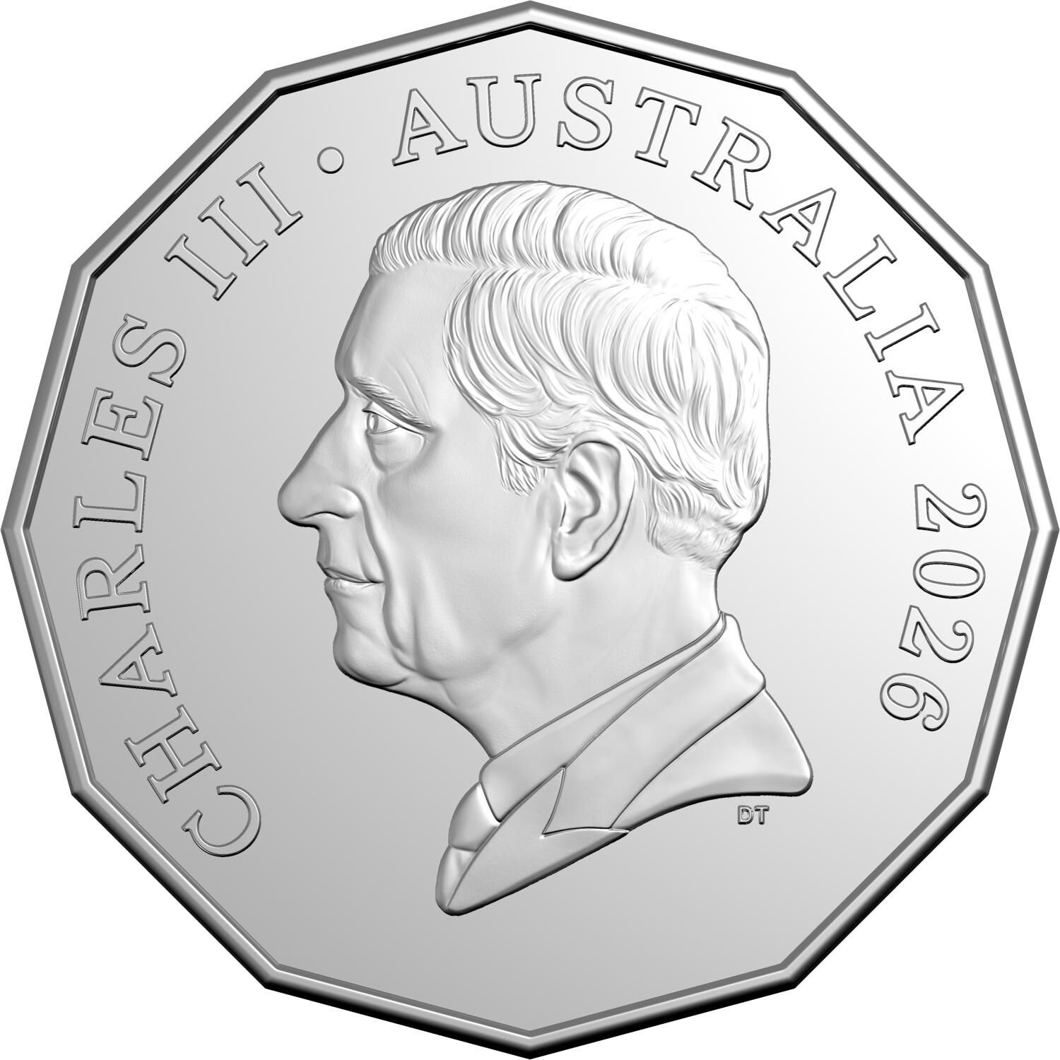 2026 50 cent Koala series CuNi UNC Coin on card