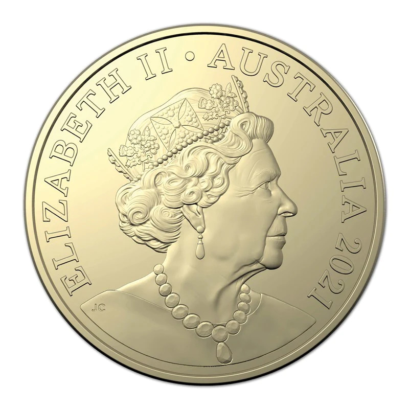 $1 2021 RSPCA 150th Anniversary UNC - Dolphin collectable coin