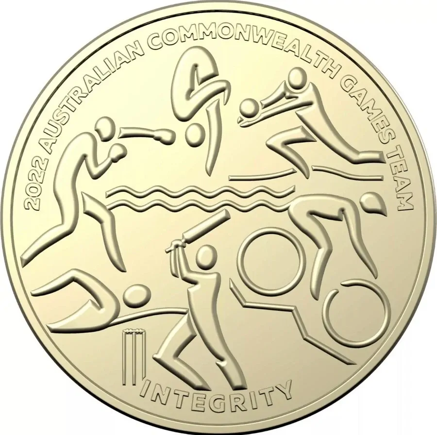 UNC 2022 -Commonwealth Games- INTEGRITY $1 One Dollar Coin Uncirculated