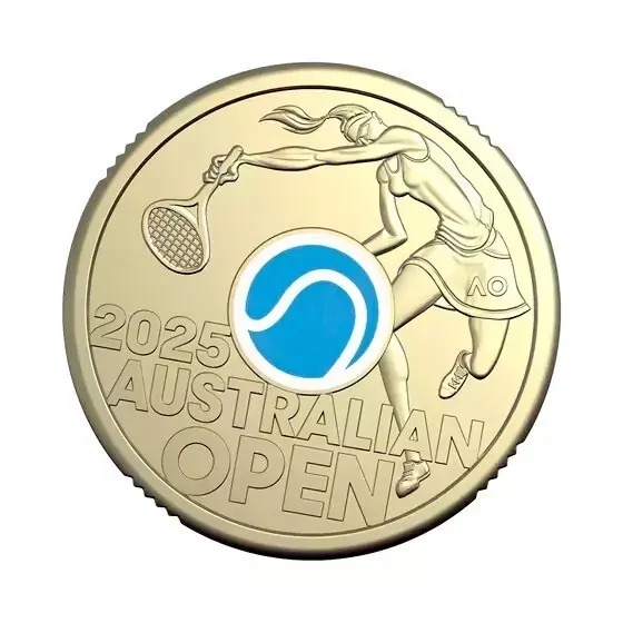 2025 Australian Open Women's Postal Numismatic Cover AO Uncirculated $2 PNC Coin