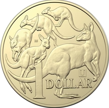 $1 2019 Anniversary Letter U Lightly Circulated AUS ONE DOLLAR Coin