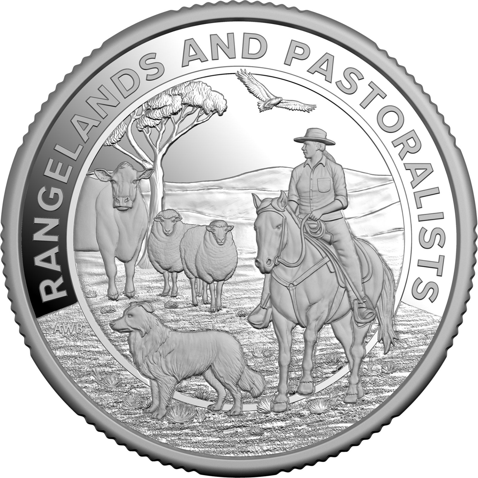 Heart and Soul of Australia - $1 Silver Coin Rangelands and Pastoralists - Proof