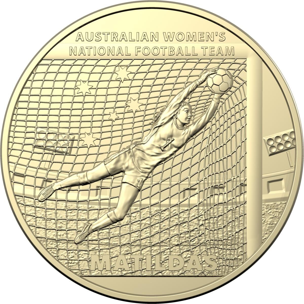 $1 2023 Matildas Soccer KEEPER Lightly Circulated AUS ONE DOLLAR Coin