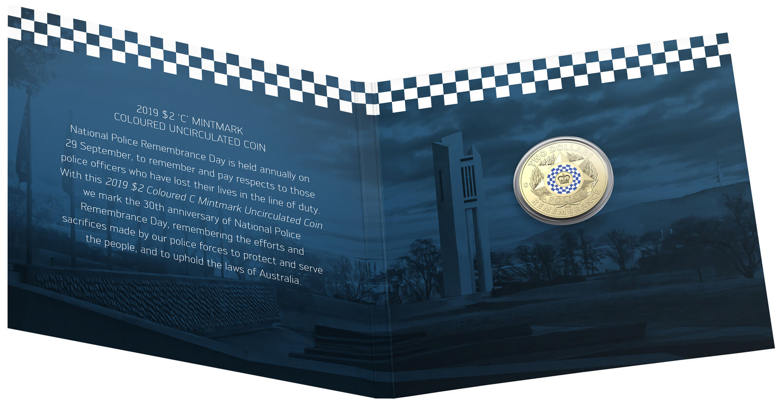 2019 $2 Police Remembrance C Mint Mark