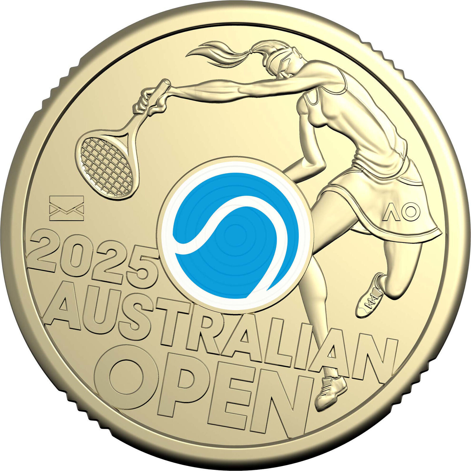 2025 Women’s Australian tennis Open $2 lightly circulated coin