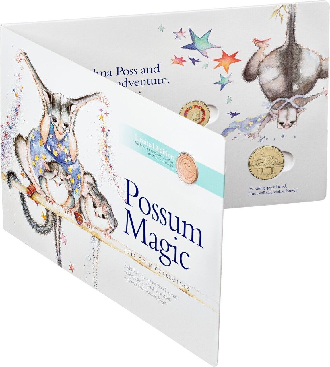 2017 Possum Magic 8 Coin Set $2 $1 1c LIMITED Collection Royal Australian Mint
